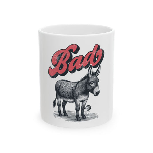 Bad Donkey Retro Print Coffee Mug