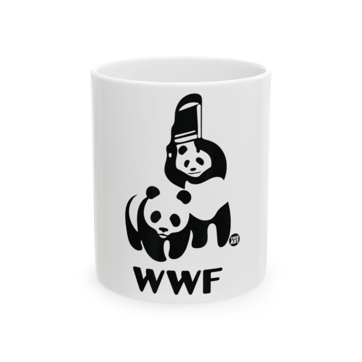 Cute Panda Designed WWF Graphic Mug for Sale
