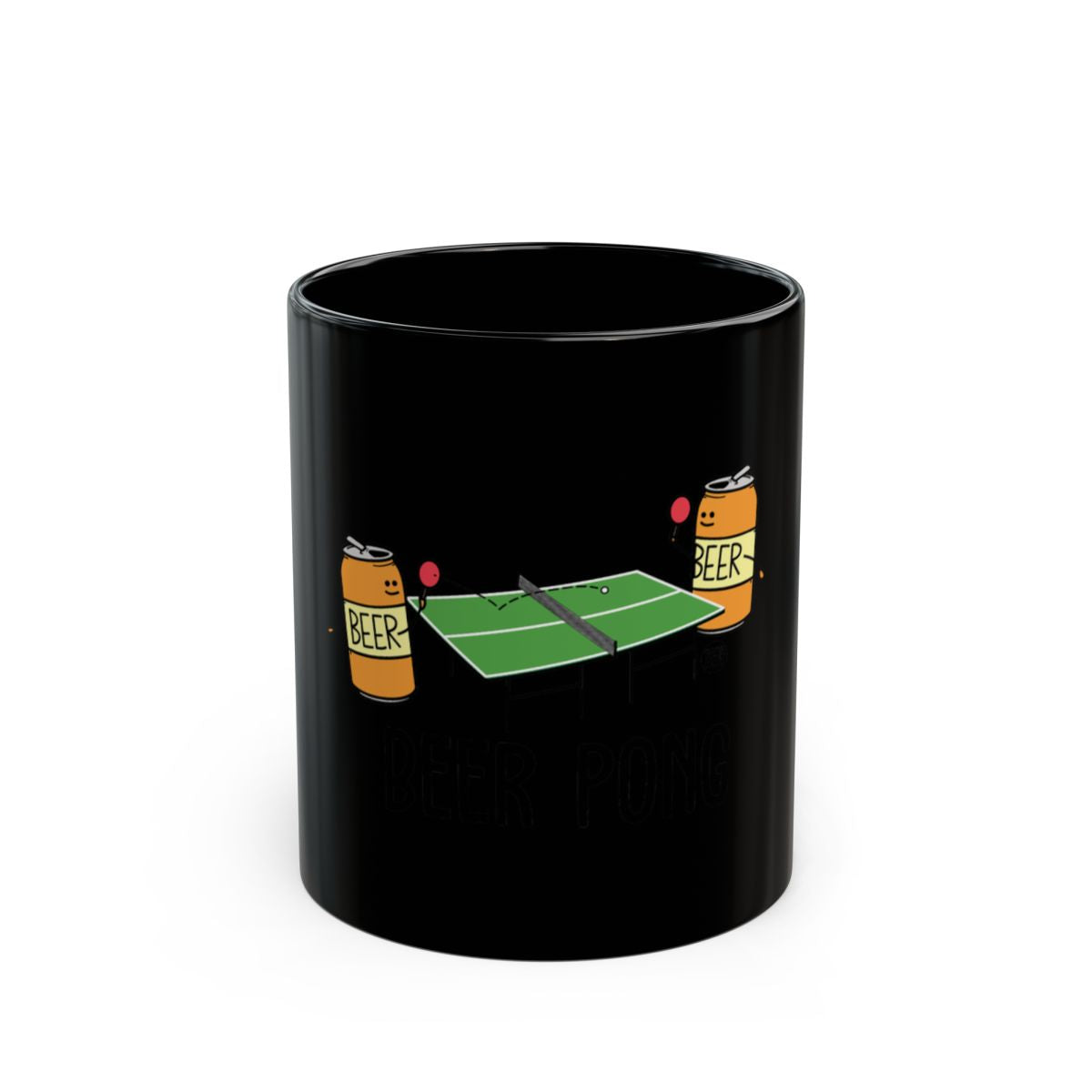Beer Pong Themed Mug Ideal for Party Enthusiasts