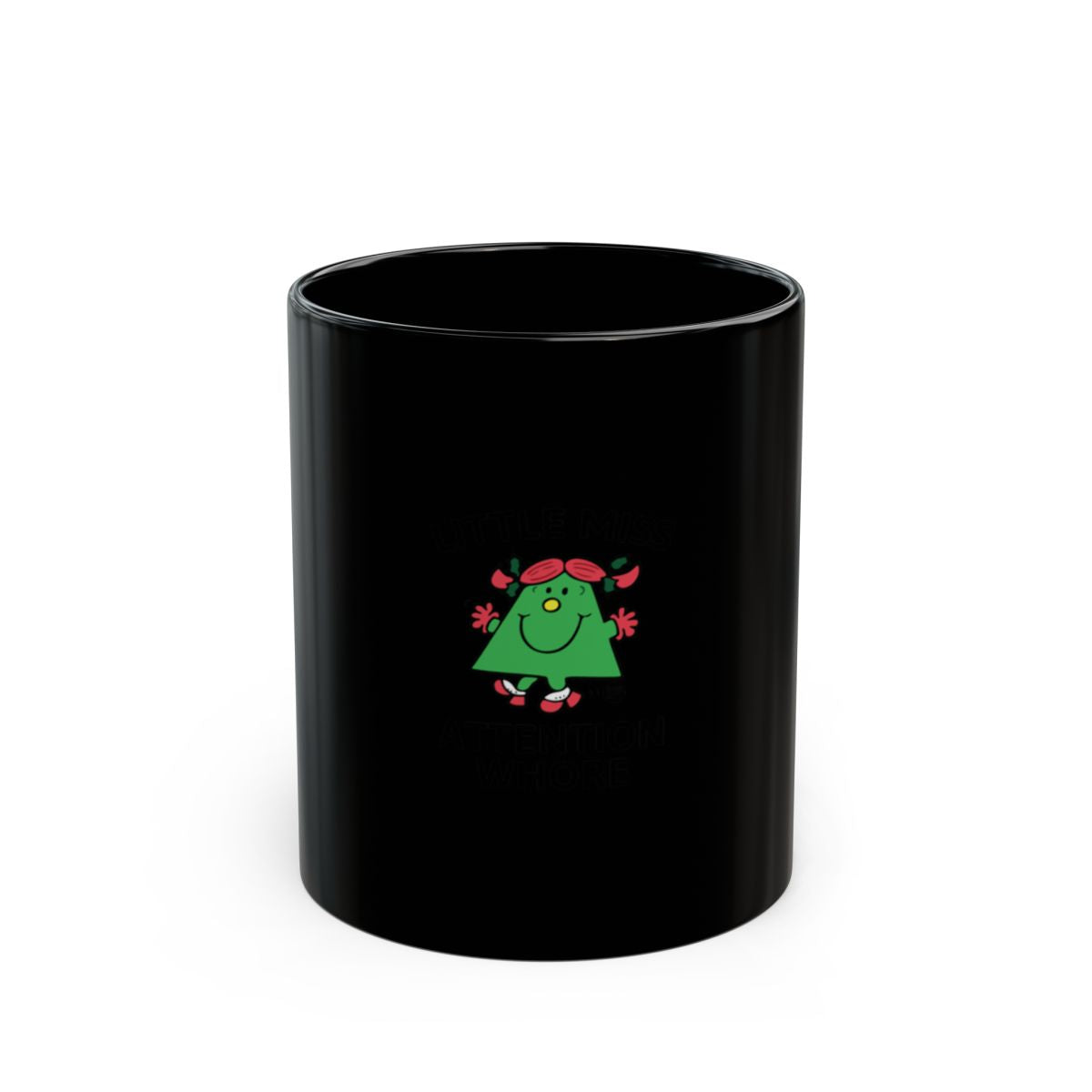 Little Miss Attention Seeker Black Mug Product