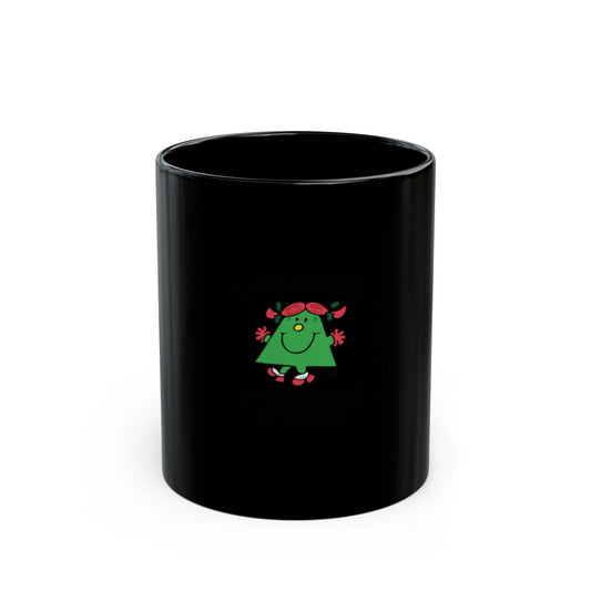 Little Miss Attention Seeker Black Mug Product