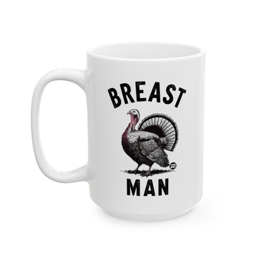 Breast Man Funny Turkey Design Mug Gift