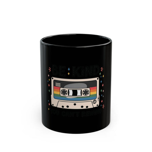 Be Kind You Can't Rewind Cassette Design Mug