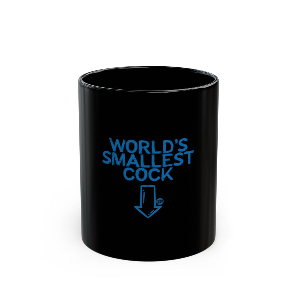World's Smallest Cock Black Coffee Mug Gag Gift