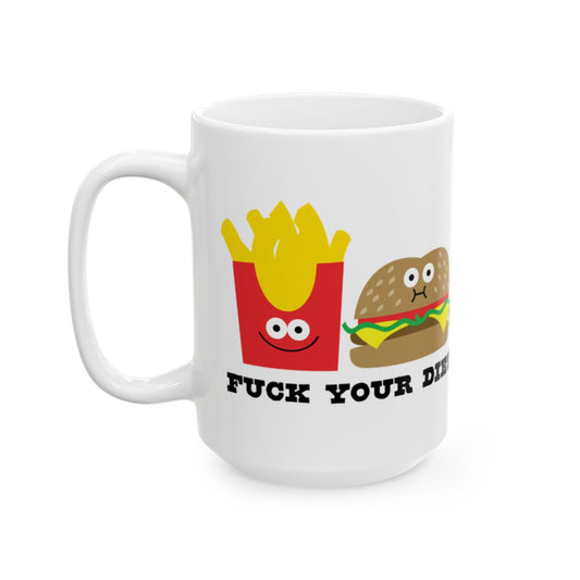 Funny French Fries Hamburger Mug for Food Lovers