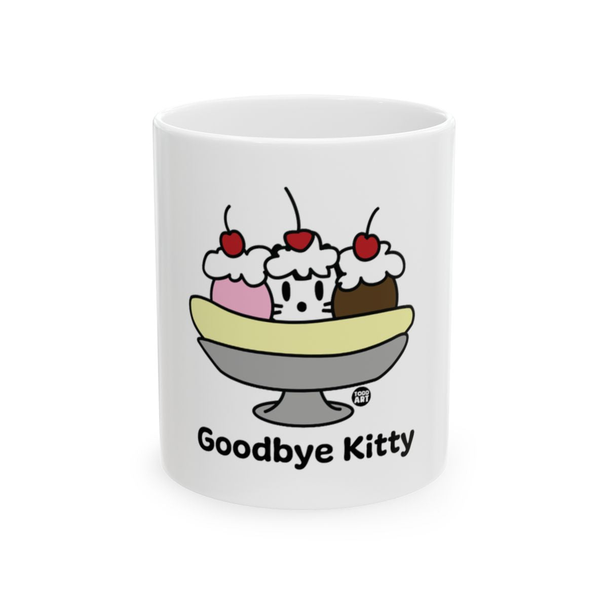 Goodbye Kitty Ice Cream Sundae Mug