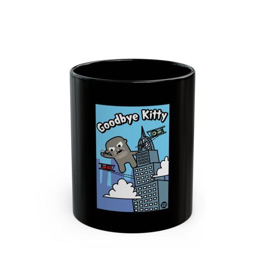 Goodbye Kitty Design Black Mug Product