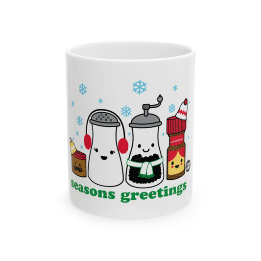 Adorable Seasons Greetings Kitchen Mug