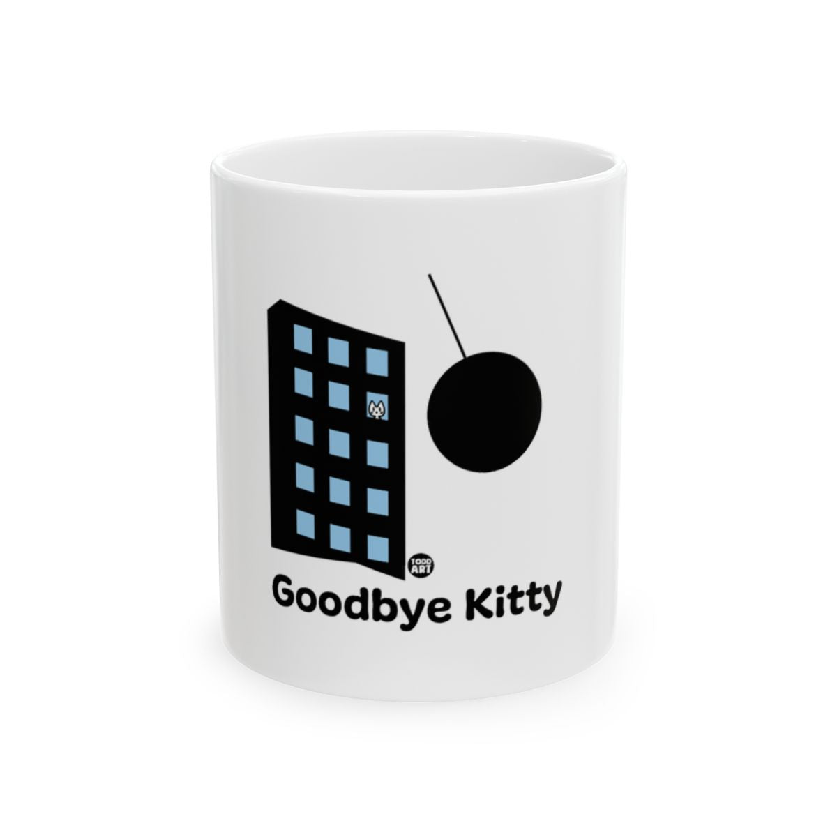 Goodbye Kitty Funny Office Coffee Mug