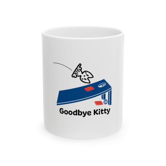 Goodbye Kitty White Coffee Mug