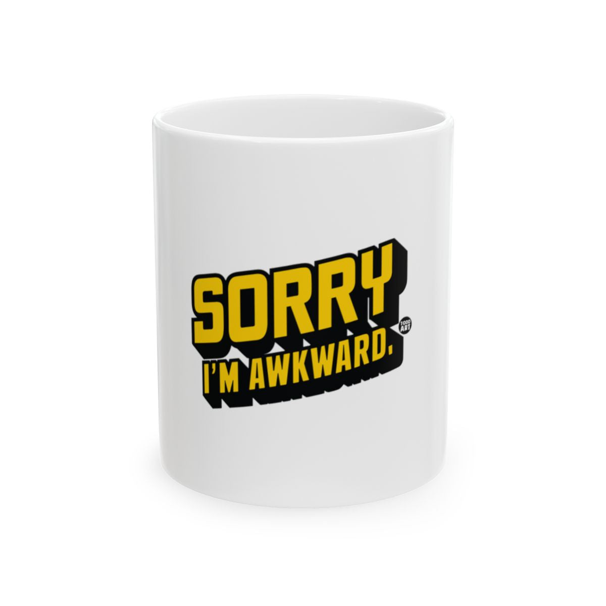 Sorry I'm Awkward Fun and Quirky Novelty Mug