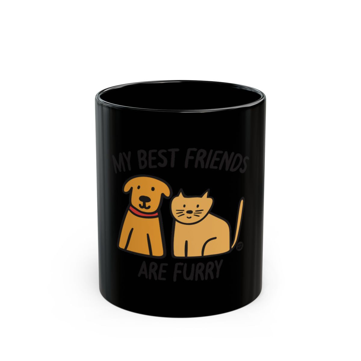 My Best Friends Are Furry Dog and Cat Mug