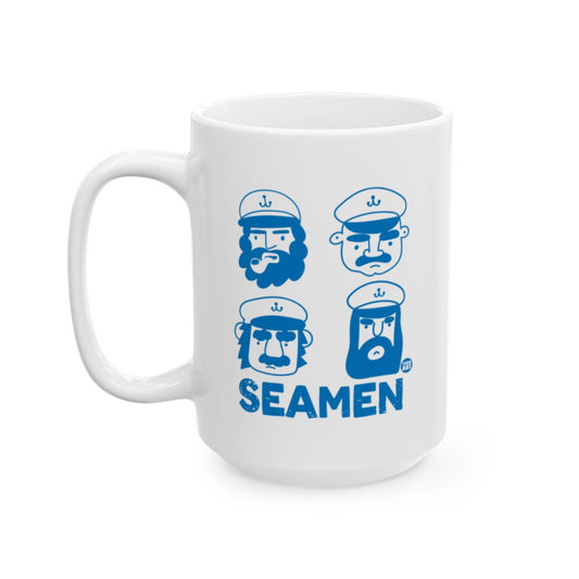 Seamen Four Facial Expressions Coffee Mug