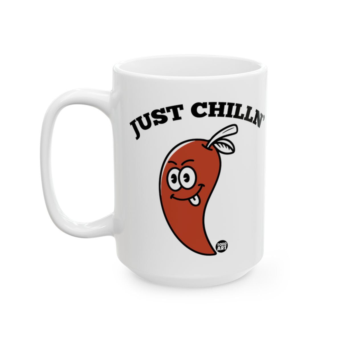 Just Chillin' Funny Chili Pepper Mug 15oz Beverage Cup