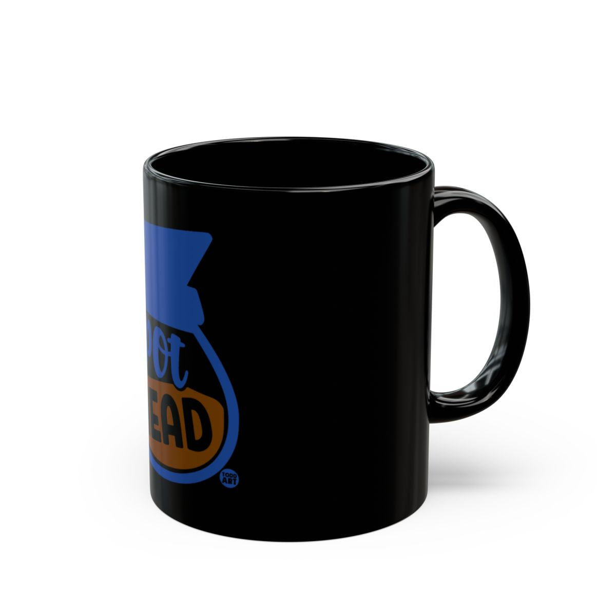 Hot Dad Black Coffee Mug with Funny Design