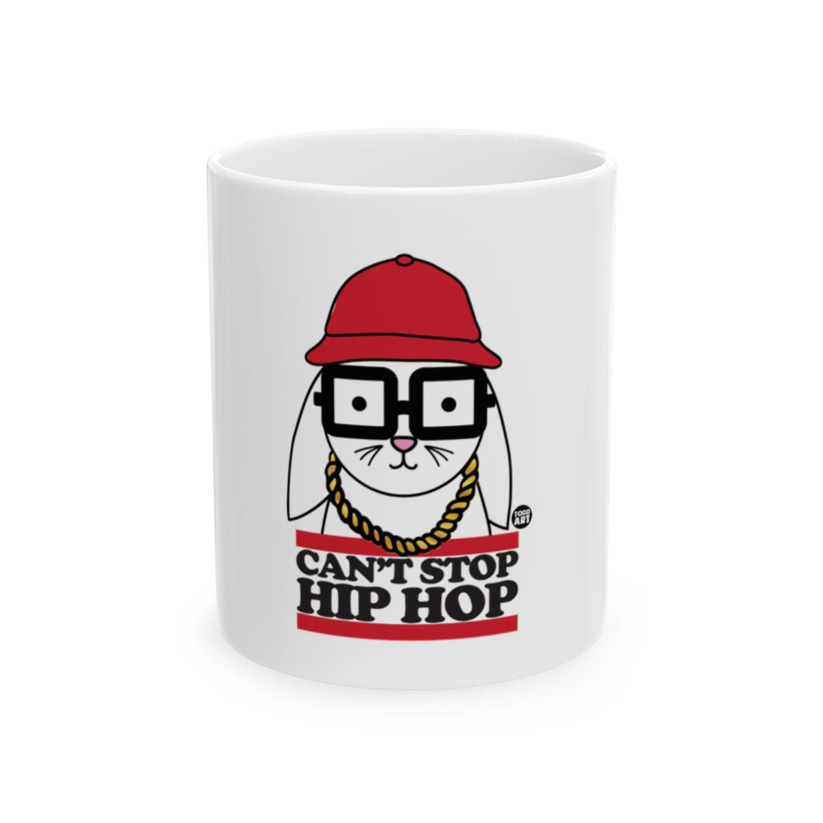 Can't Stop Hip Hop Music Rabbit Design Mug