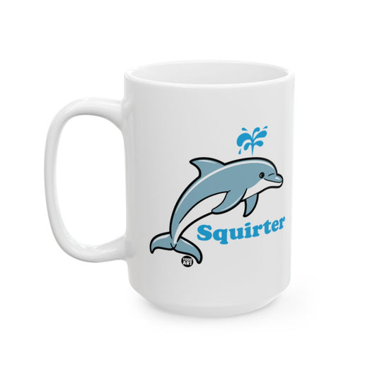 Dolphin Squirter Mug with Fun Design for Coffee and Tea