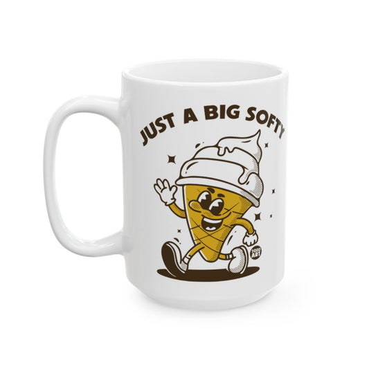 Just A Big Softy Ice Cream Character Mug