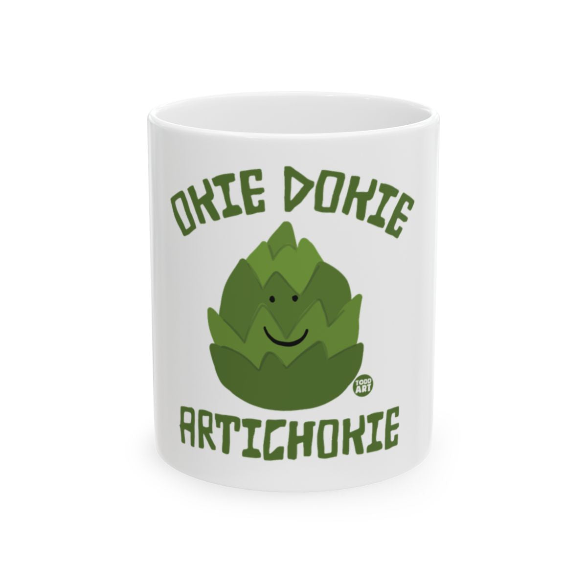 Okie Dokie Artichokie Cute Fun Design Mug Product