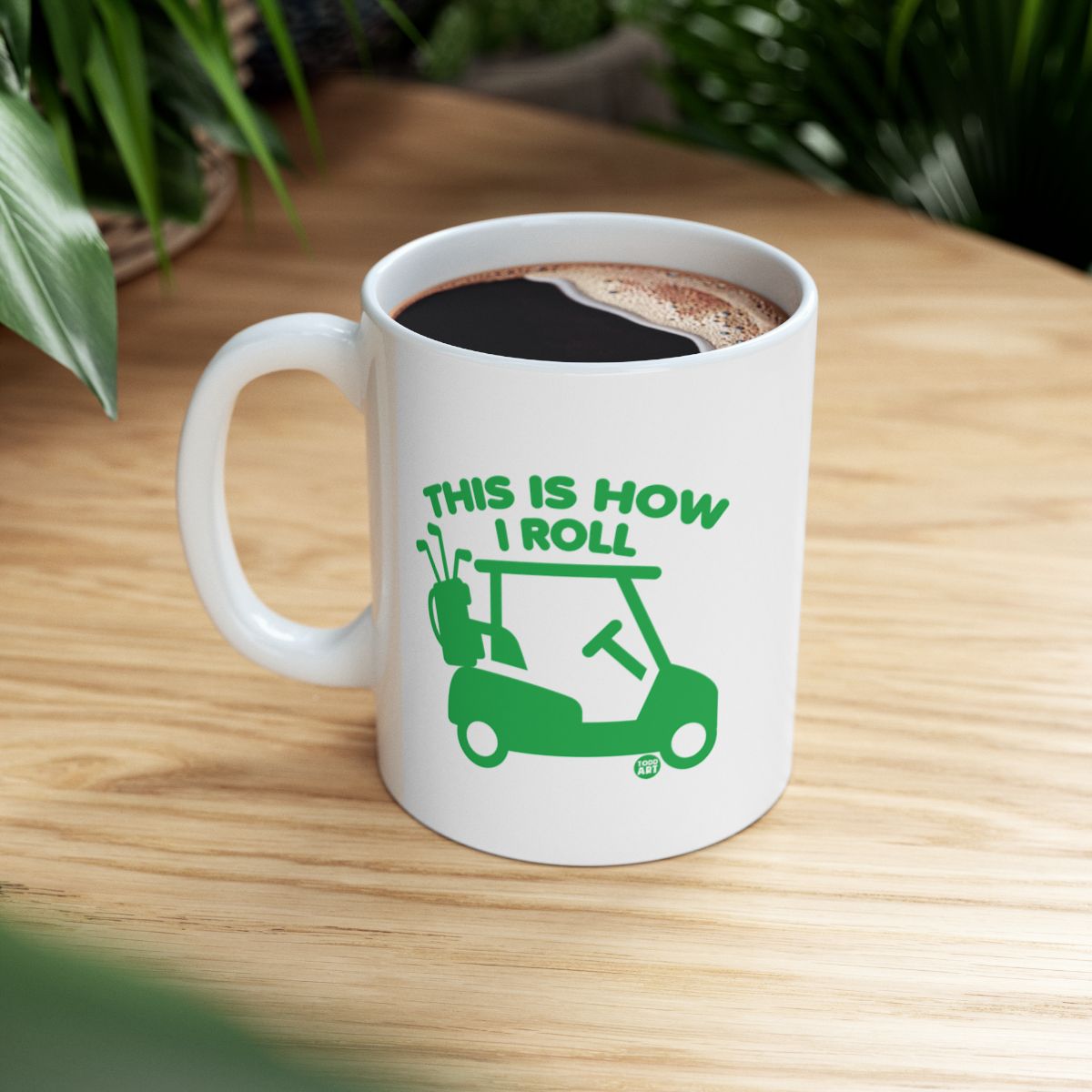 This Is How I Roll Coffee Mug Fun Gift For Golf Lovers
