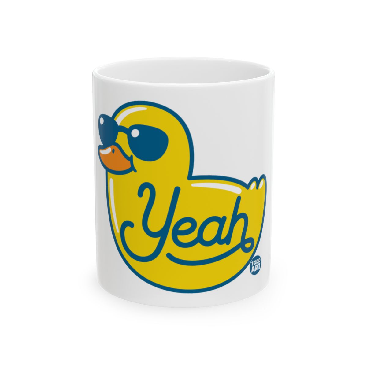 Cool Duck with Sunglasses Yeah Artwork Mug