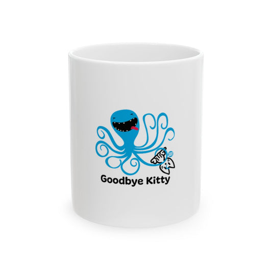 Goodbye Kitty Cute Octopus Mug