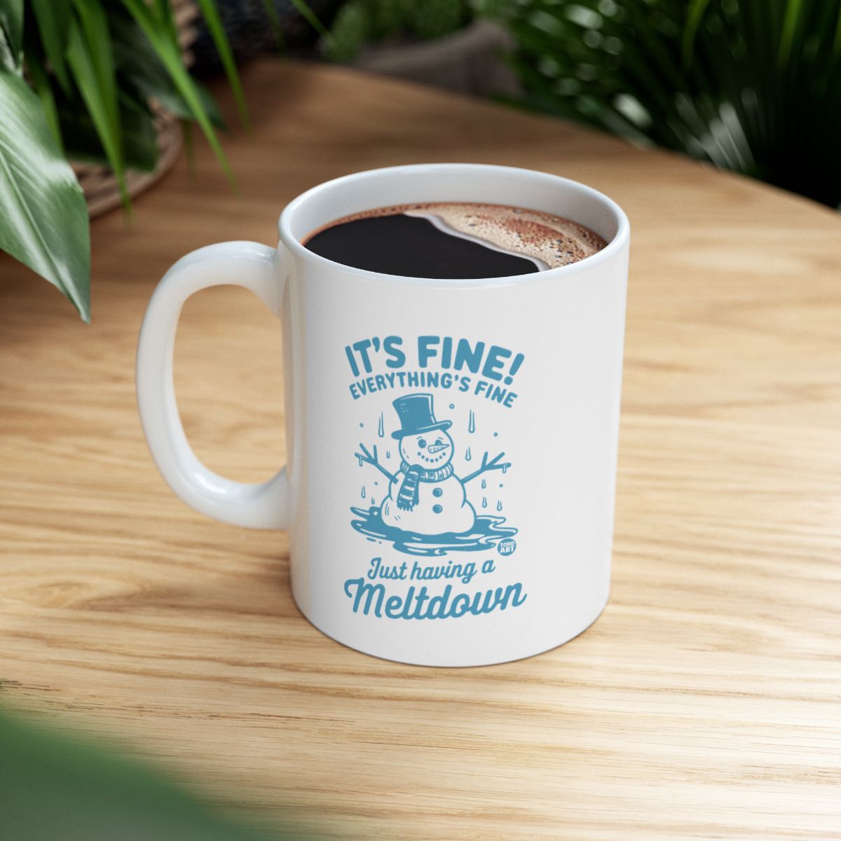 It's Fine Everything's Fine Meltdown Mug