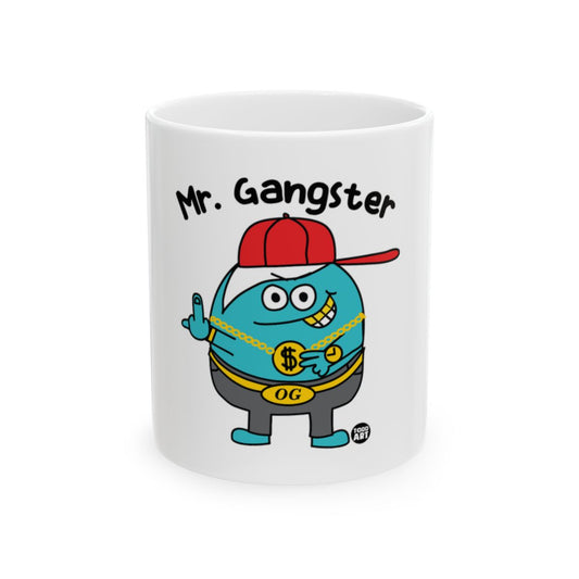 Mr. Gangster Mug with Cartoon Character Design