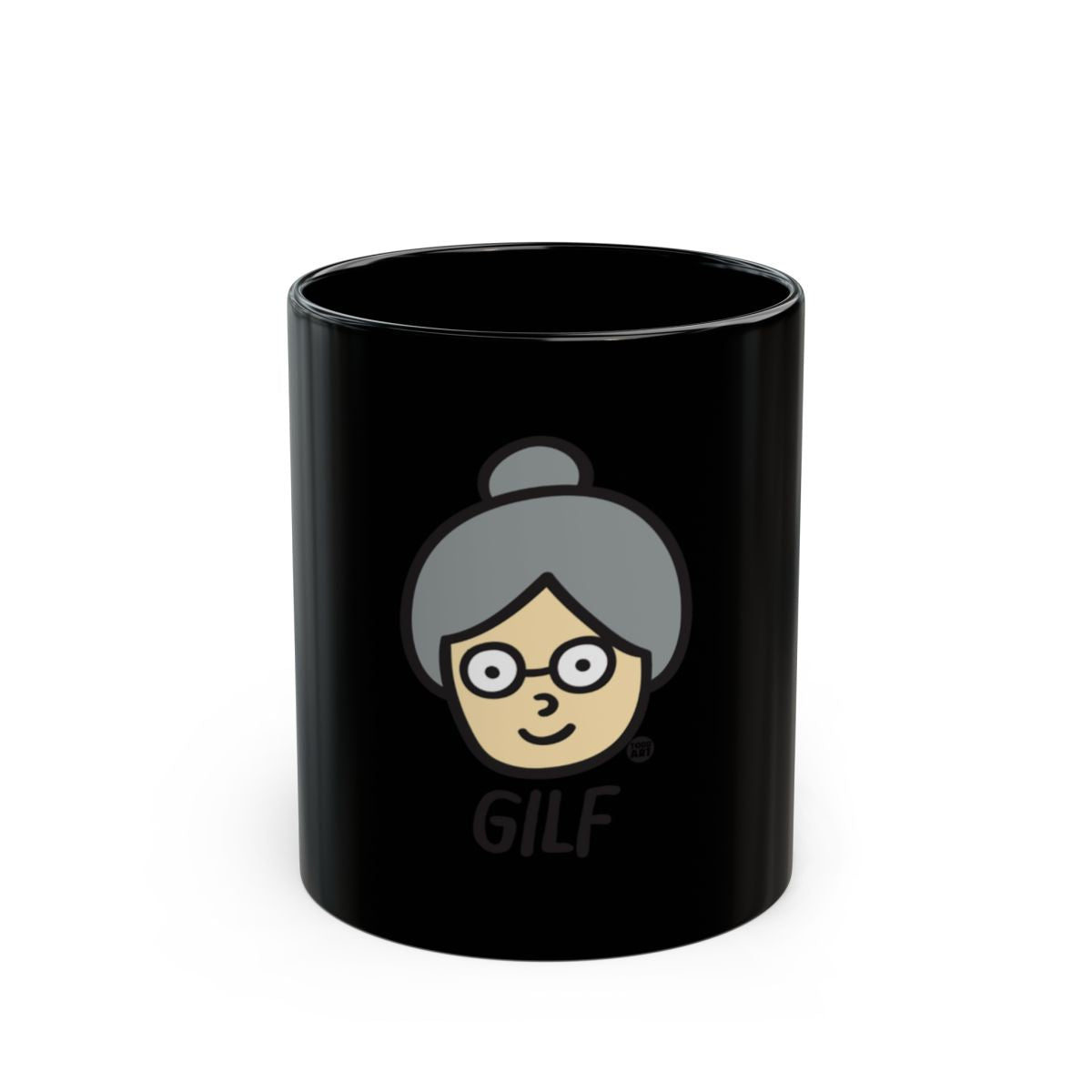 Funny Grandma Cartoon Design GILF Mug for Coffee Tea