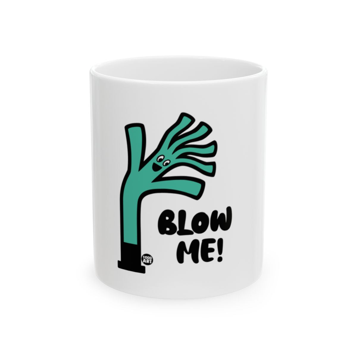 Blow Me Fun Wacky Inflatable Tube Character Mug