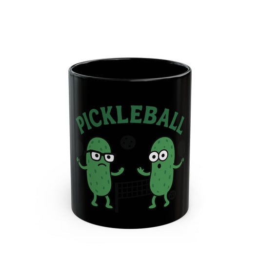 Pickleball Graphic Design Black Mug Product