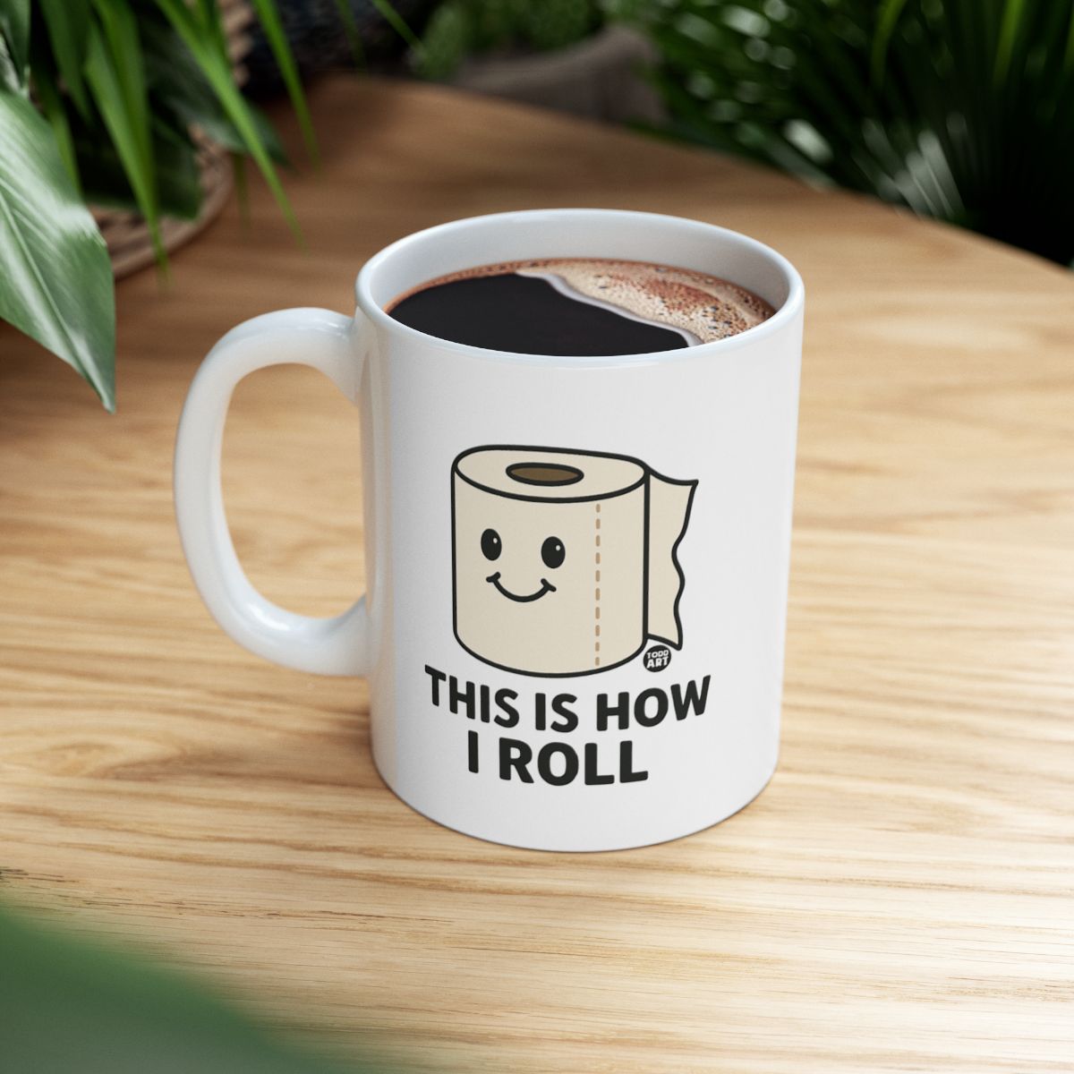 This Is How I Roll Funny Saying Mug for Coffee Lovers