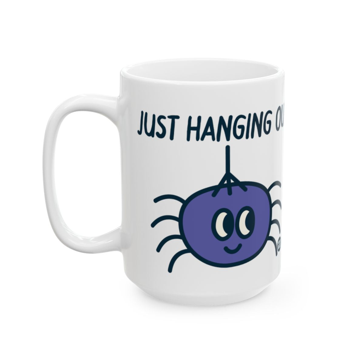 Just Hanging Out Cartoon Spider Mug for a Fun Start