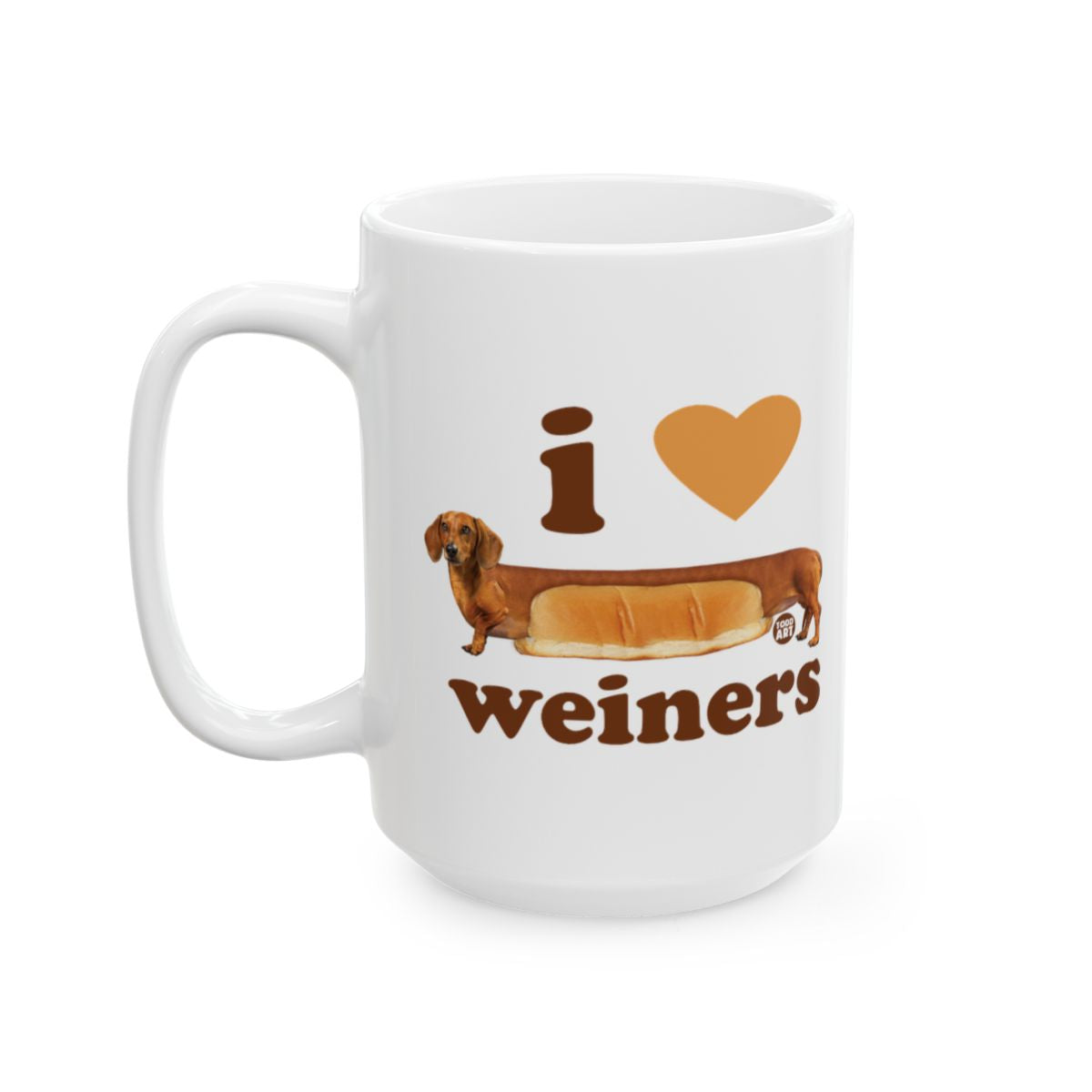 I Love Weiners Sausage Dog Funny Mug