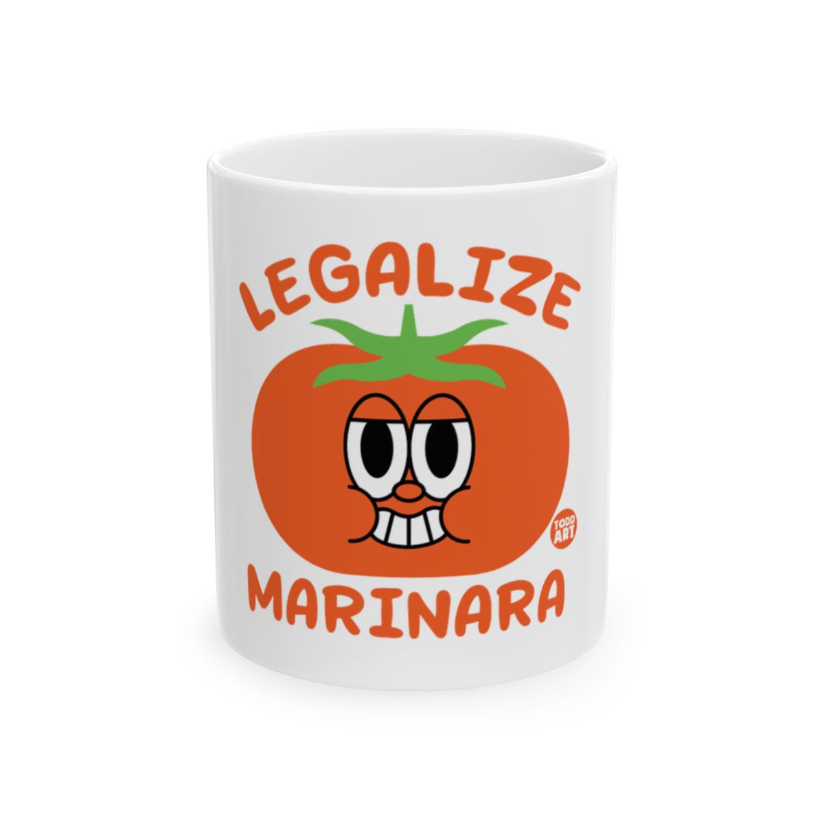 Legalize Marinara Funny Tomato Design Mug
