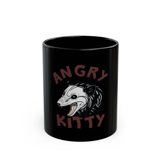 Angry Kitty Design Cute Coffee Mug
