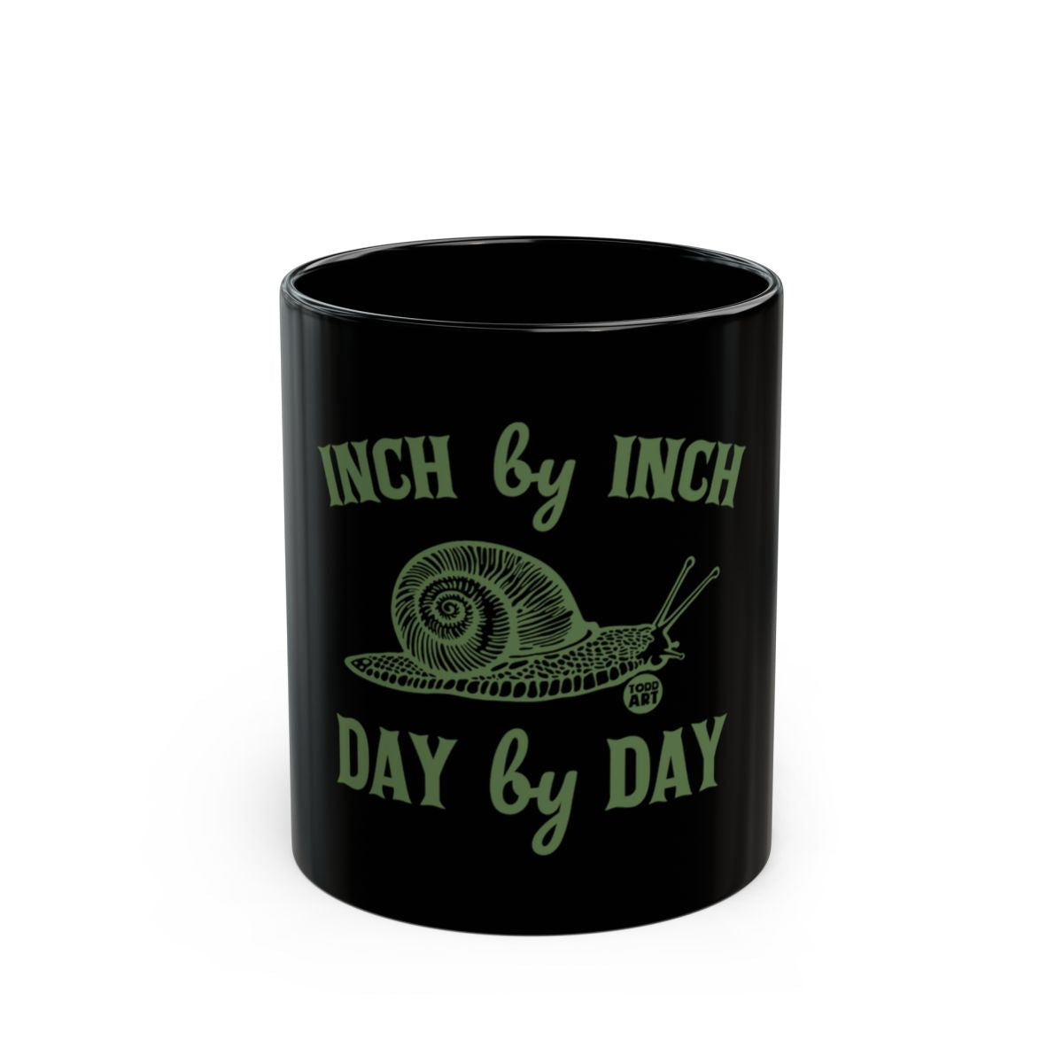 Inch by Inch Day by Day Snail Mug