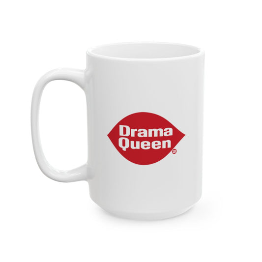 Drama Queen Red Lips Design Coffee Mug Product