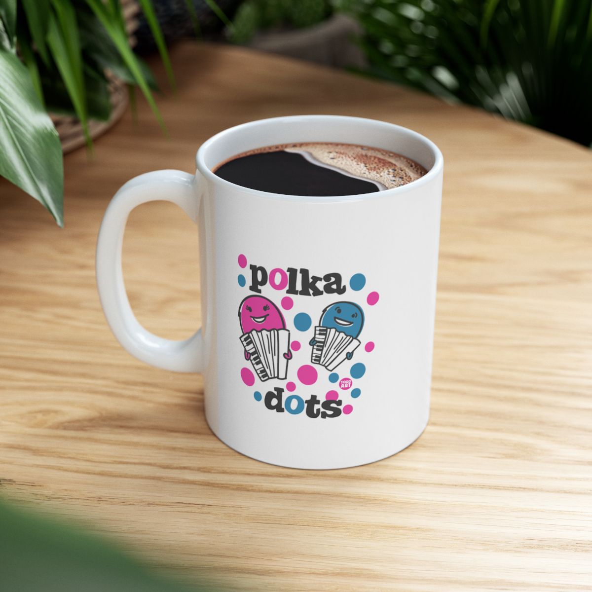 Polka Dots Charming Morning Coffee Mug For Enthusiasts