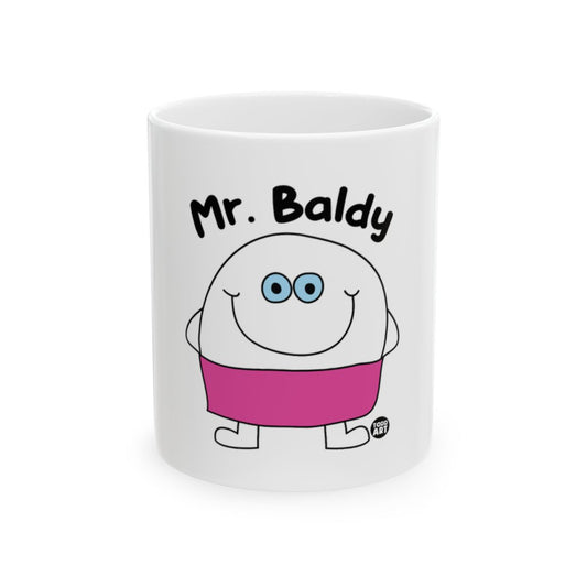 Mr. Baldy Cute Cartoon Character Mug