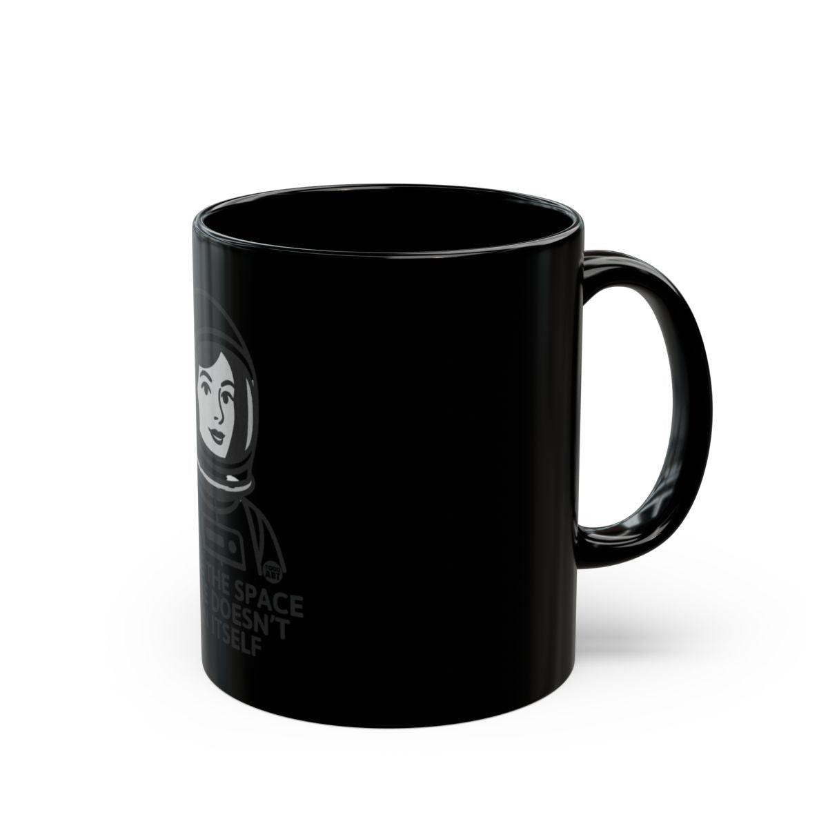 Astronaut The Space Mug Black Coffee Cup Unique Design