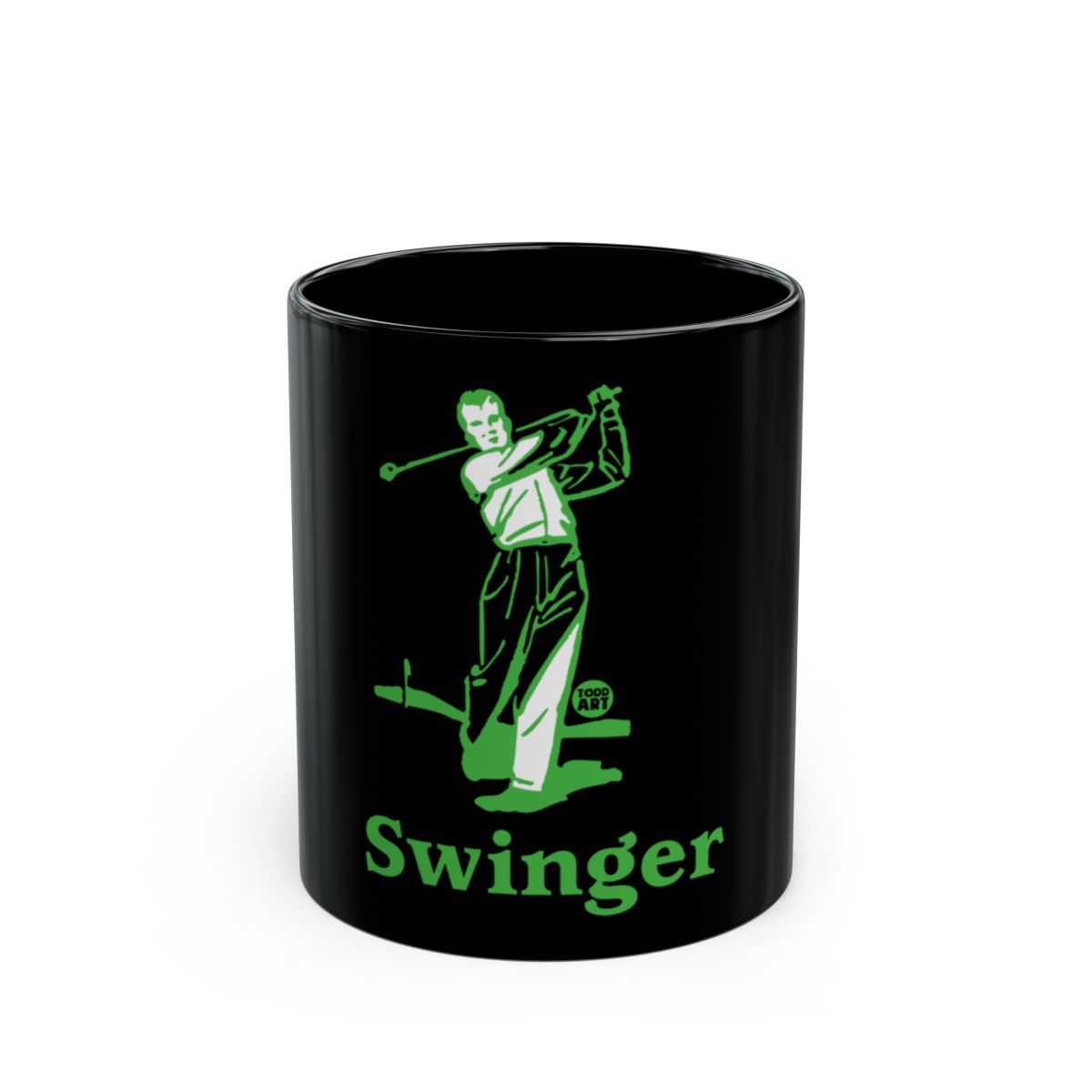 Swinger Golfer Themed Coffee Mug Gift