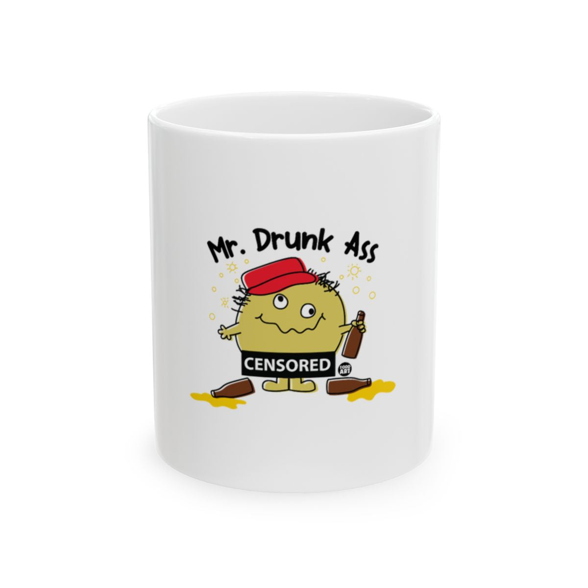 Mr Drunk Ass Censored Humorous Coffee Mug