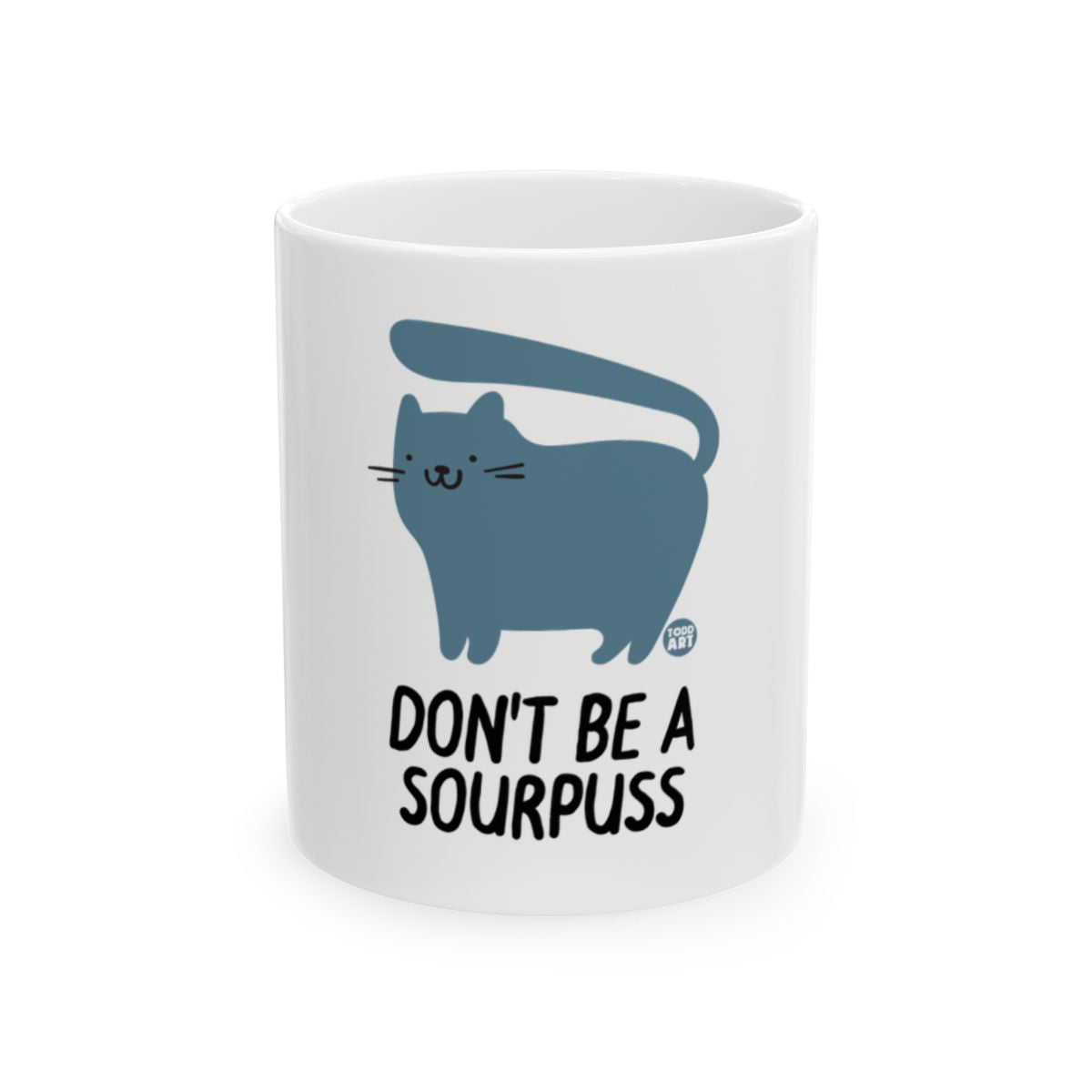 Don't Be a Sourpuss Cat Themed Mug