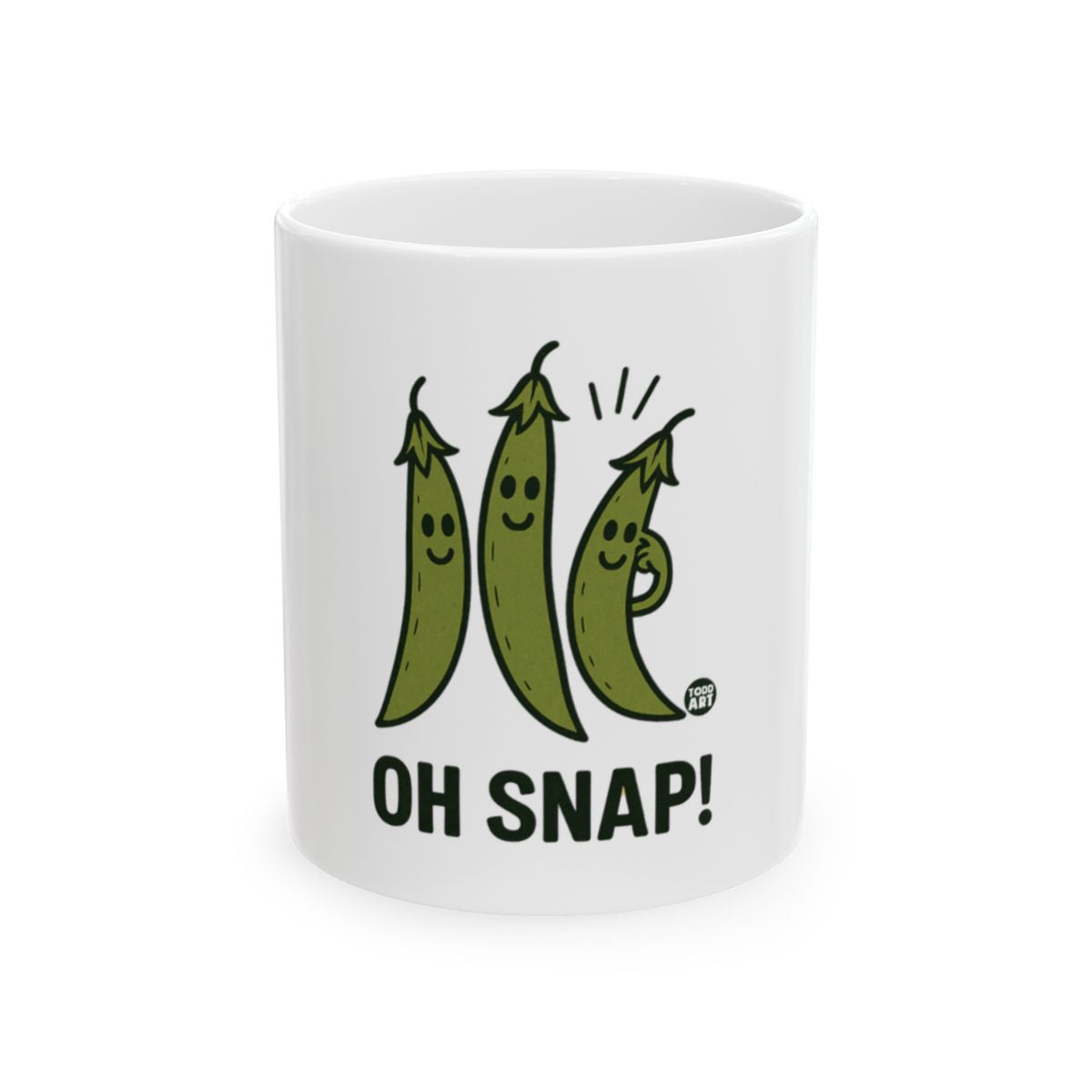 Oh Snap Peas Cute and Fun Coffee Mug Product