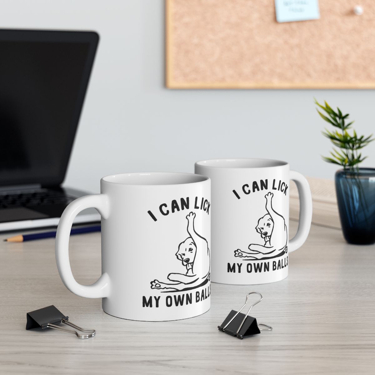 I Can Lick My Own Balls Funny Mug Perfect Gift