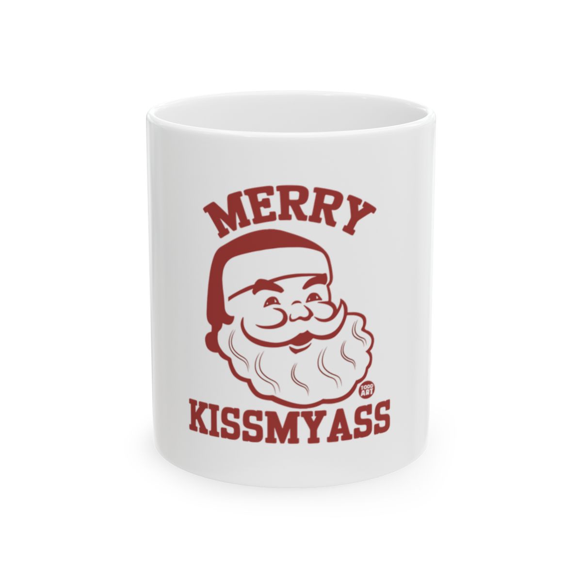 Merry Kissmyass Santa Design Cup for Christmas