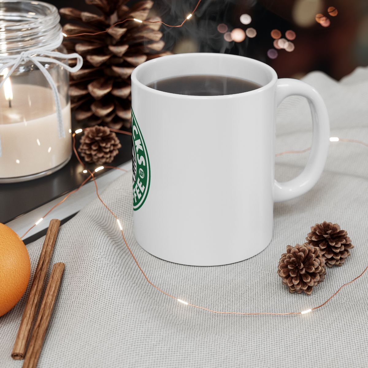 Cozy Winter-Themed Coffee Mug for Holiday Season