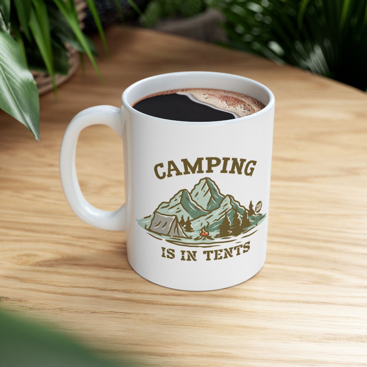 Camping Is In Tents Mountain Landscape Mug