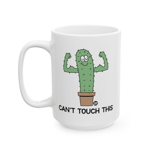 Can't Touch This Cactus Themed Coffee Mug